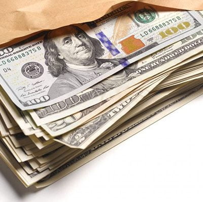 www.victoryzne.org Dollars in an envelope